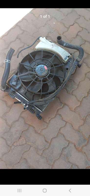 Kia Rio radiator and fan