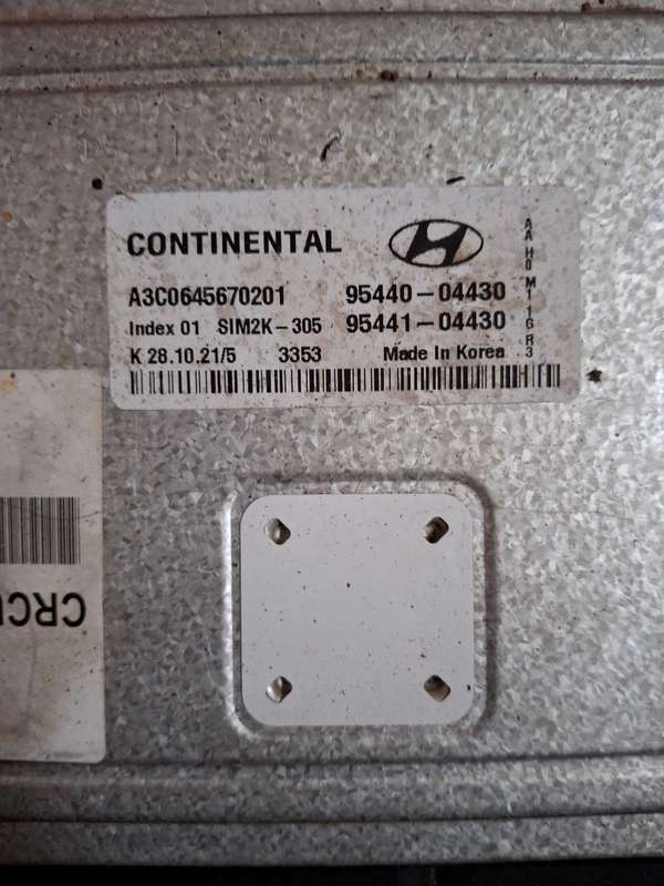 Hyundai computer box ECU