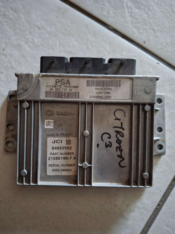 Citroen C3 computer box ecu