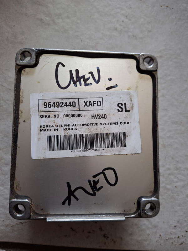 Chevrolet aveo computer box ECU