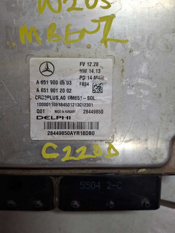 Mercedes benz W205 C220d ecu