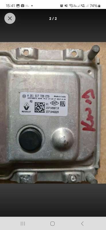 Renault Kwid computer box ECU