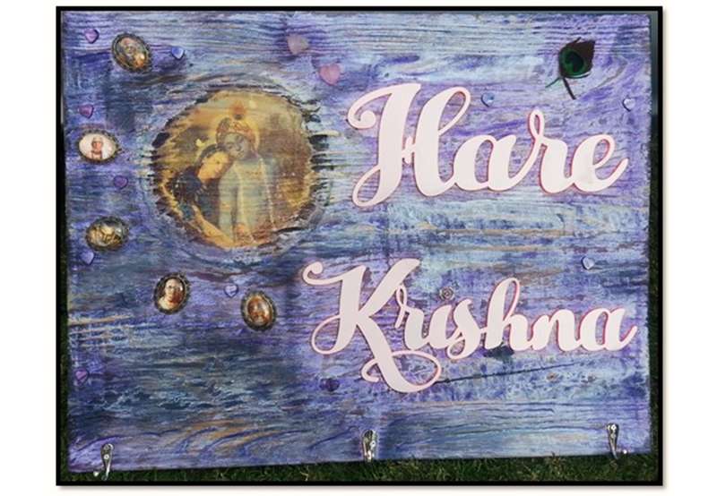 Krishna Art Decorative Beadbag hanger