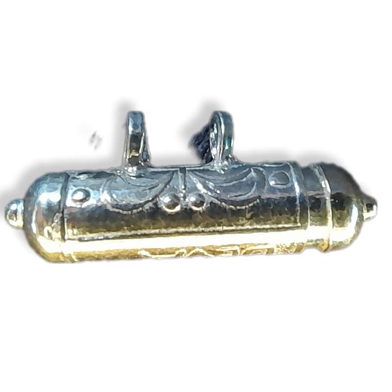 Silver Nrsimhadeva kavacha protective talisman