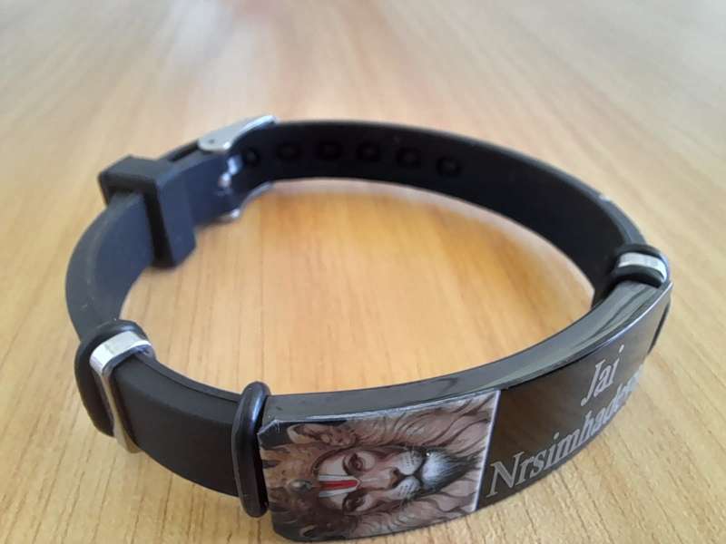 Hare Krishna Silicone Bracelet