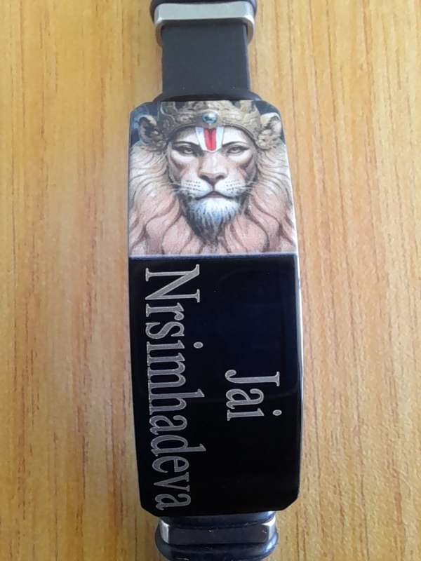 Hare Krishna Silicone Bracelet