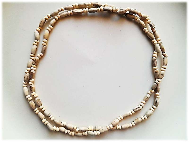 Tulsi neck beads large fancy mrdanga