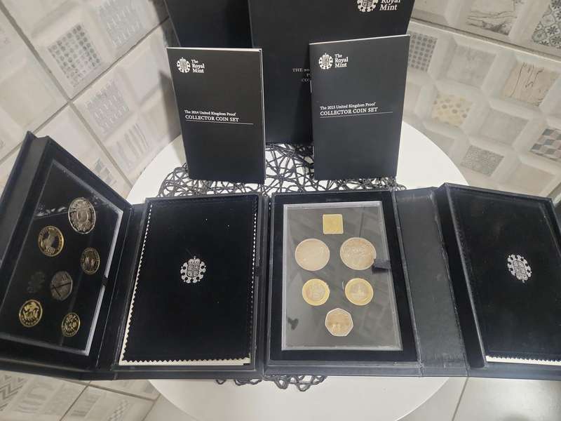 UK 2014 and 2015 collectors proof set