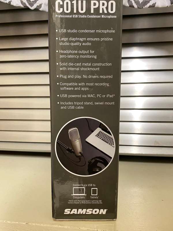 Samson C01u Pro USB Studio Condenser Microphone