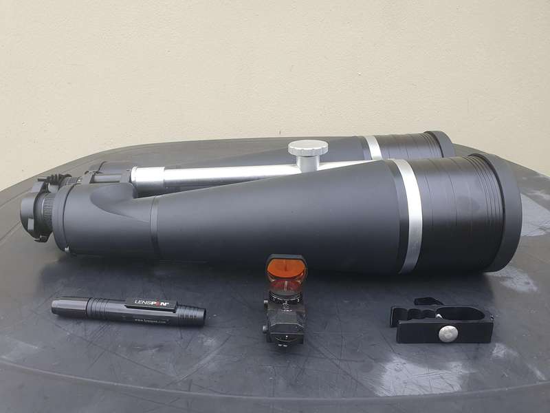 Garrett Optical Gemini 25x100 BINOCULARS - Collector's item in excellent condition!