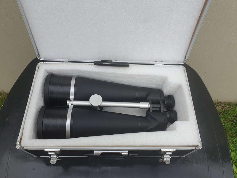 Garrett Optical Gemini 25x100 BINOCULARS - Collector's item in excellent condition!