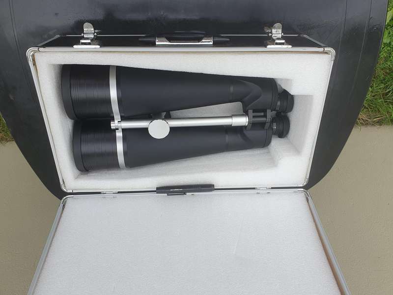 Garrett Optical Gemini 25x100 BINOCULARS - Collector's item in excellent condition!