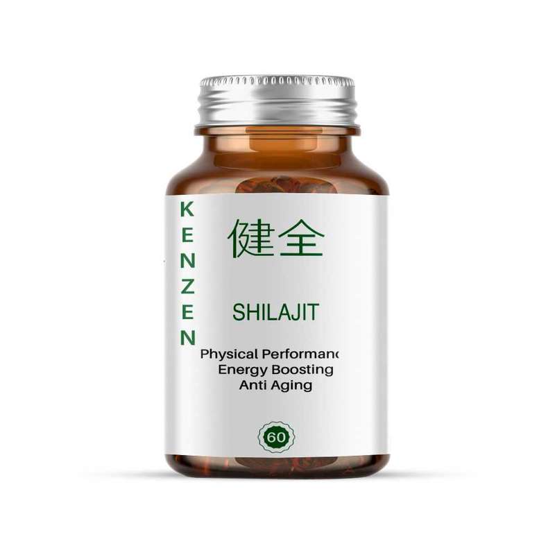 Shilajit Vegan Caps  20% Standardized Fulvic, 500mg