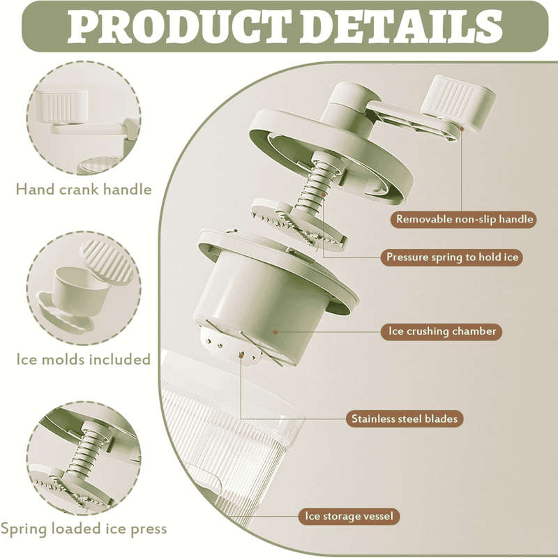 Manual Ice Crusher Slush Machine