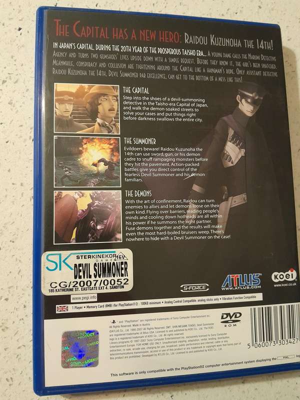 Shin Megami Tensei Devil Summoner Raidou Kuzunoha VS The Soulless Army (PS2)