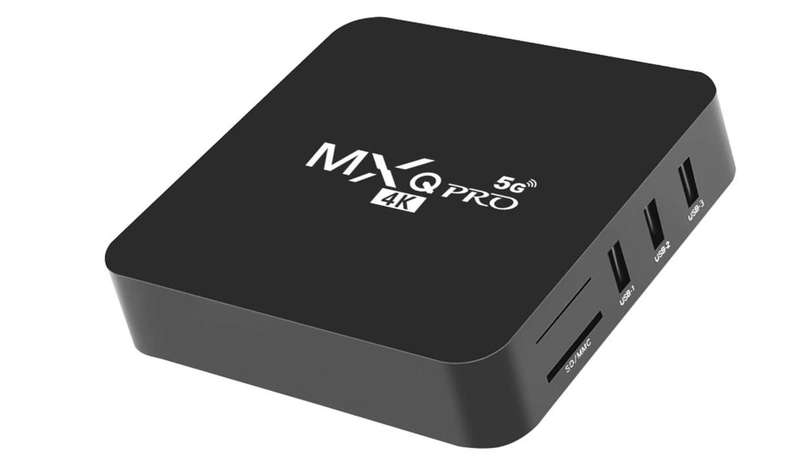 MXQ Pro 5G Android 12.1 TV Box 2025 Upgraded Ram 2GB ROM 16GB Android Smart Box