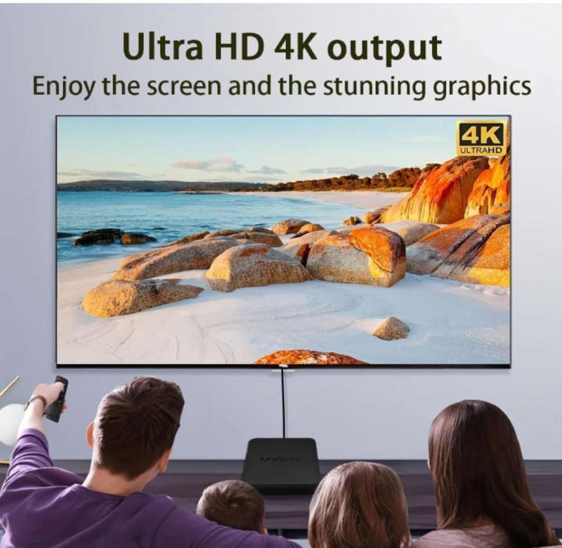 MXQ Pro 5G Android 12.1 TV Box 2025 Upgraded Ram 2GB ROM 16GB Android Smart Box