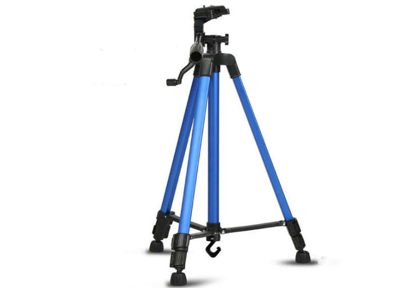 High Strength Aluminum Camera & Mobile Device Holder& Tripod Kit 3366 - BLUE