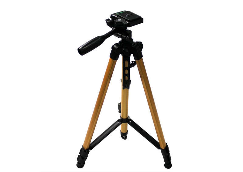 High Strength Aluminum Camera & Mobile Device Holder& Tripod Kit 3366 - Gold