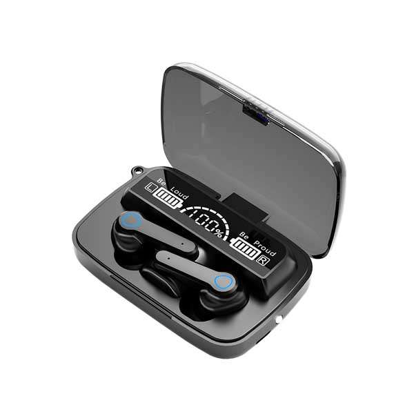 M19 Wireless Bluetooth In-Ear Earphones with LED Charging Box / Carry Case