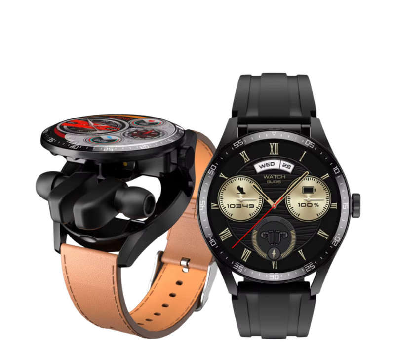 Gt5 Buds 1.45 Inch Smart Watch With Headphones Ip67 Waterproof Sports Call 2 in 1.