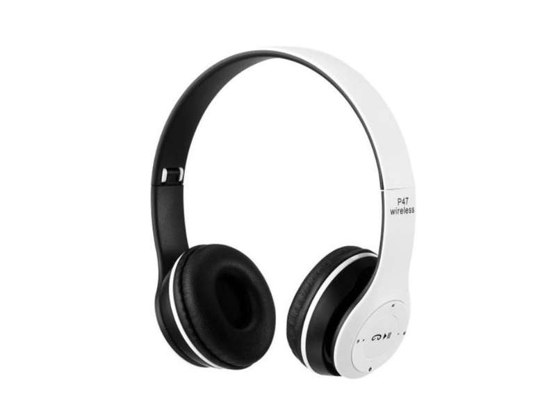 Wireless Bluetooth Headphones - White