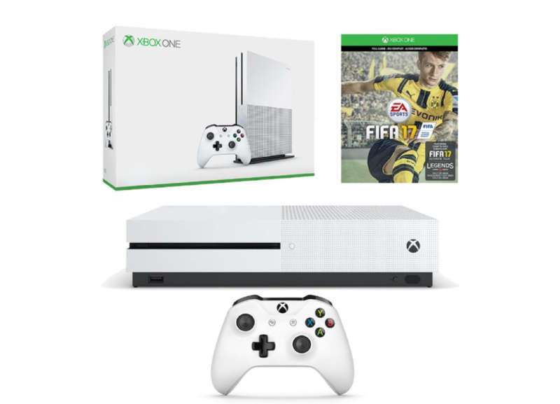 Xbox One S 1B with FIFA 17 +  Gears of War 4 Console Bundle