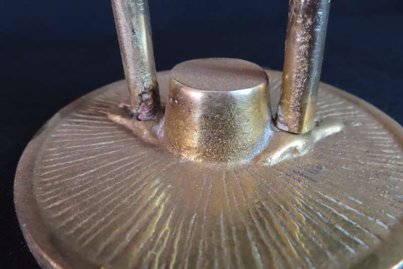 Brass Crane Ornament