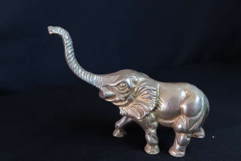 Brass Elephant Ornaments x 2