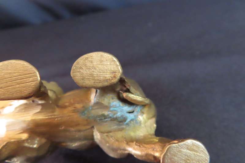 Brass Elephant Ornaments x 2