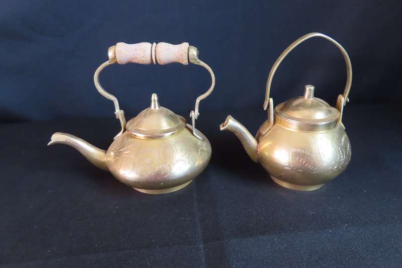 Brass Kettles x 2