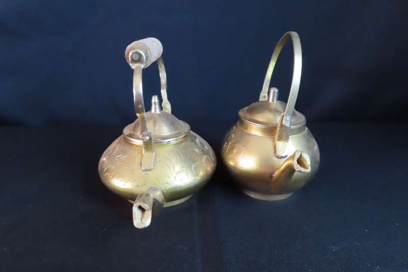 Brass Kettles x 2