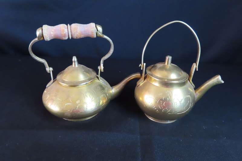 Brass Kettles x 2