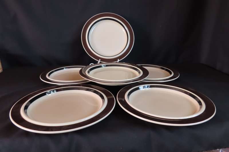 Arabia Finland "Ruija" 6 x Dinner Plates