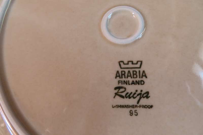 Arabia Finland "Ruija" 6 x Dinner Plates