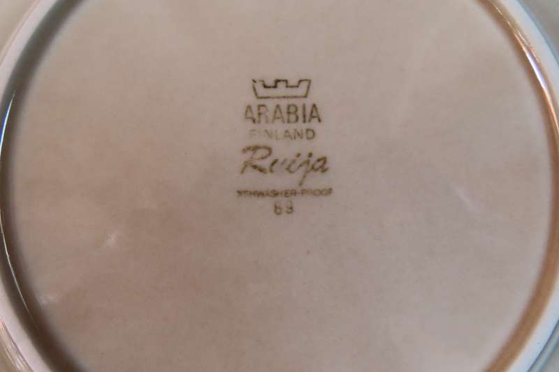 Arabia Finland "Ruija" Salad Plates x 6