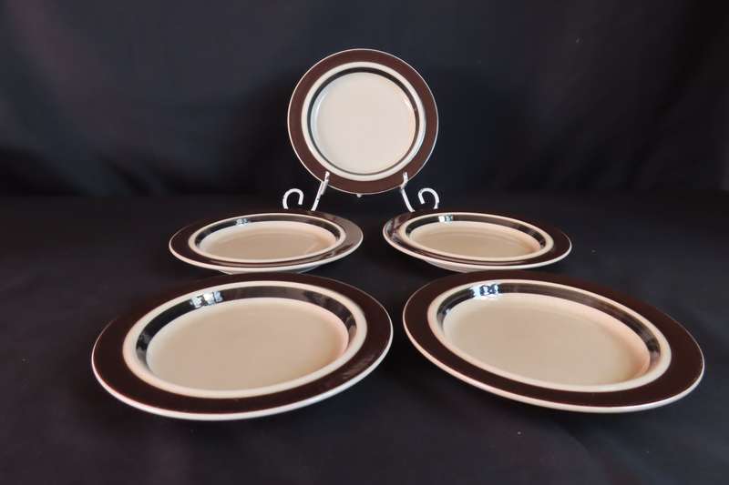 Arabia Finland "Ruija" Bread Plates x 5