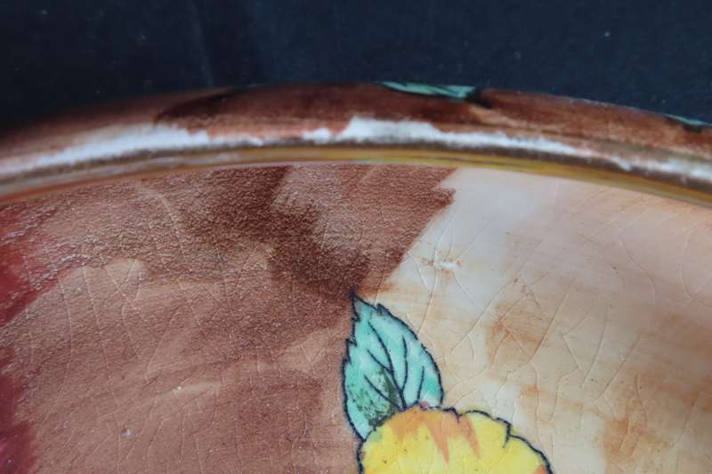 H&K Tunstall Hand Painted "Viola" Fruit Bowl
