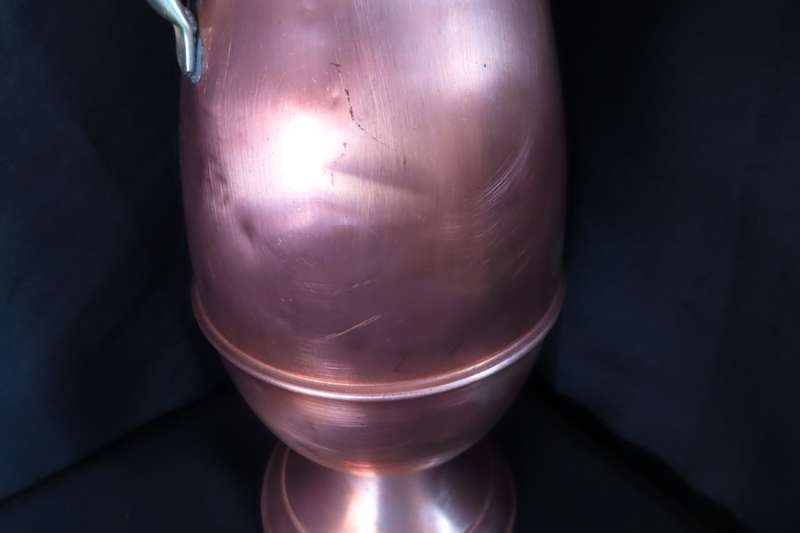 Brass & Copper Tall Jug.