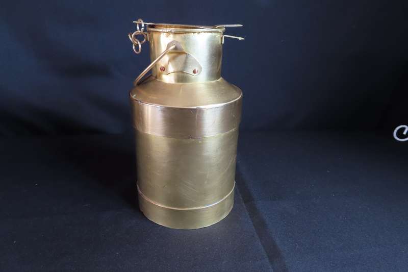 Brass Vintage Milk Can.