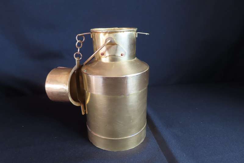 Brass Vintage Milk Can.