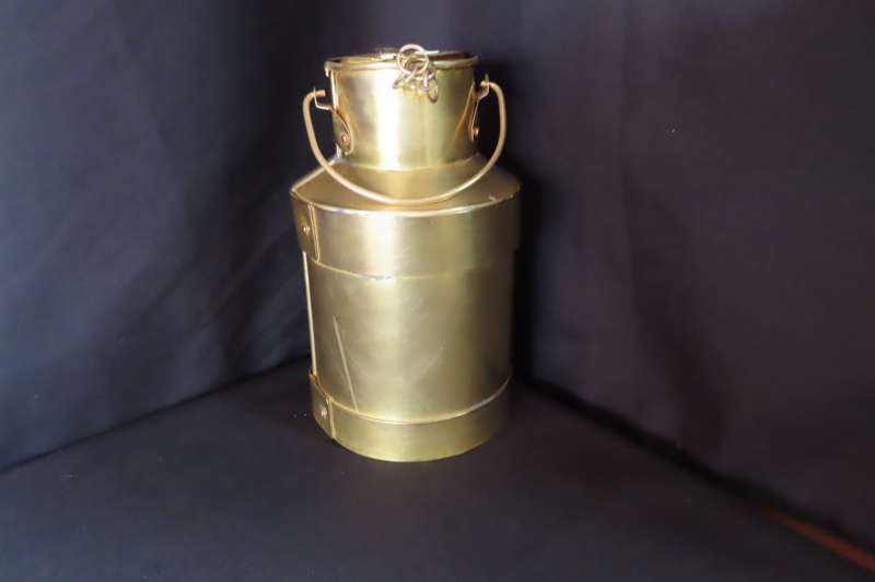 Brass Vintage Milk Can.