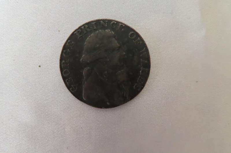 1793 George Prince of whales Half-Penny Token