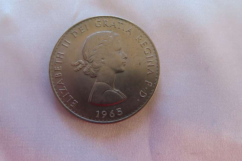 Great Britain 1965 Churchill 1 Crown Coin