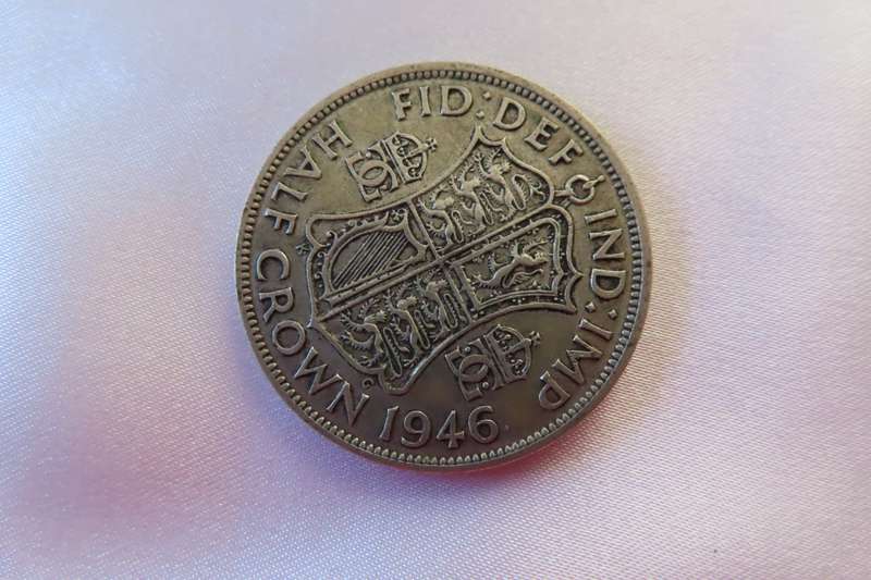 Great Britain 1946 Half Crown Coin.