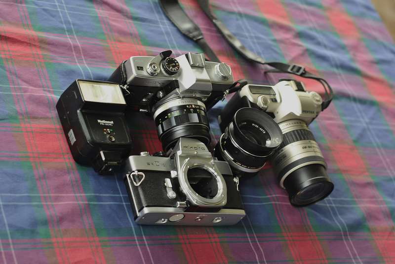 Complete Vintage Camera Kit Collection