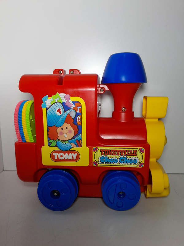 Vintage Toy Tomy The Tuneyville Choo - Choo Train With Records In Box