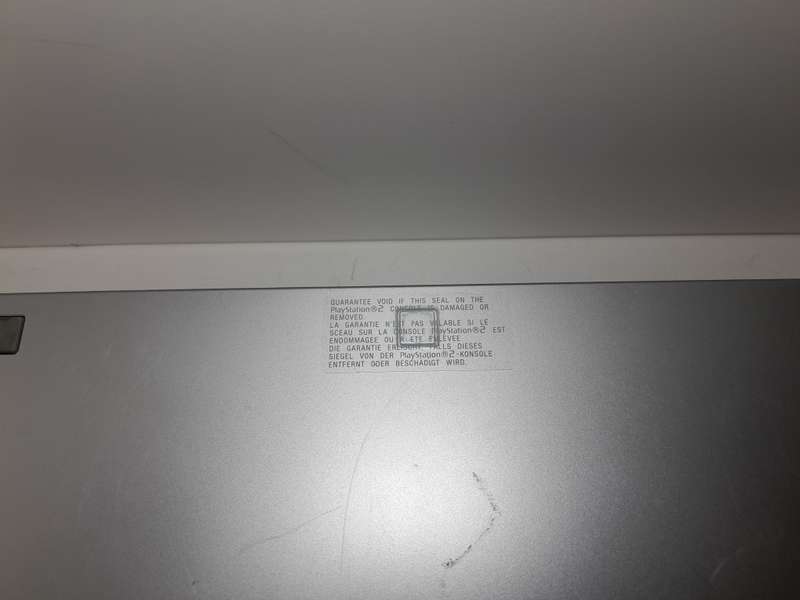 Silver Playstation 2 Slim