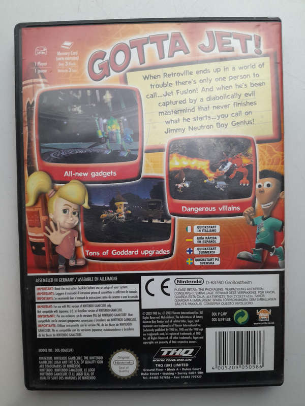 Jimmy Neutron Nintendo GameCube