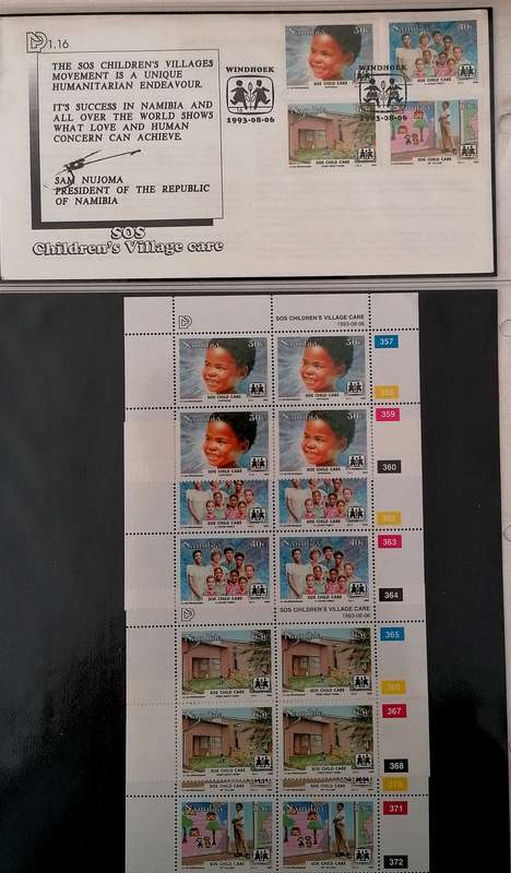 NAMIBIA 1.16 FDC + Control Blocks (4)
